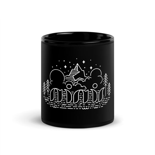 Mimir nature - Black Glossy Mug (11 oz)