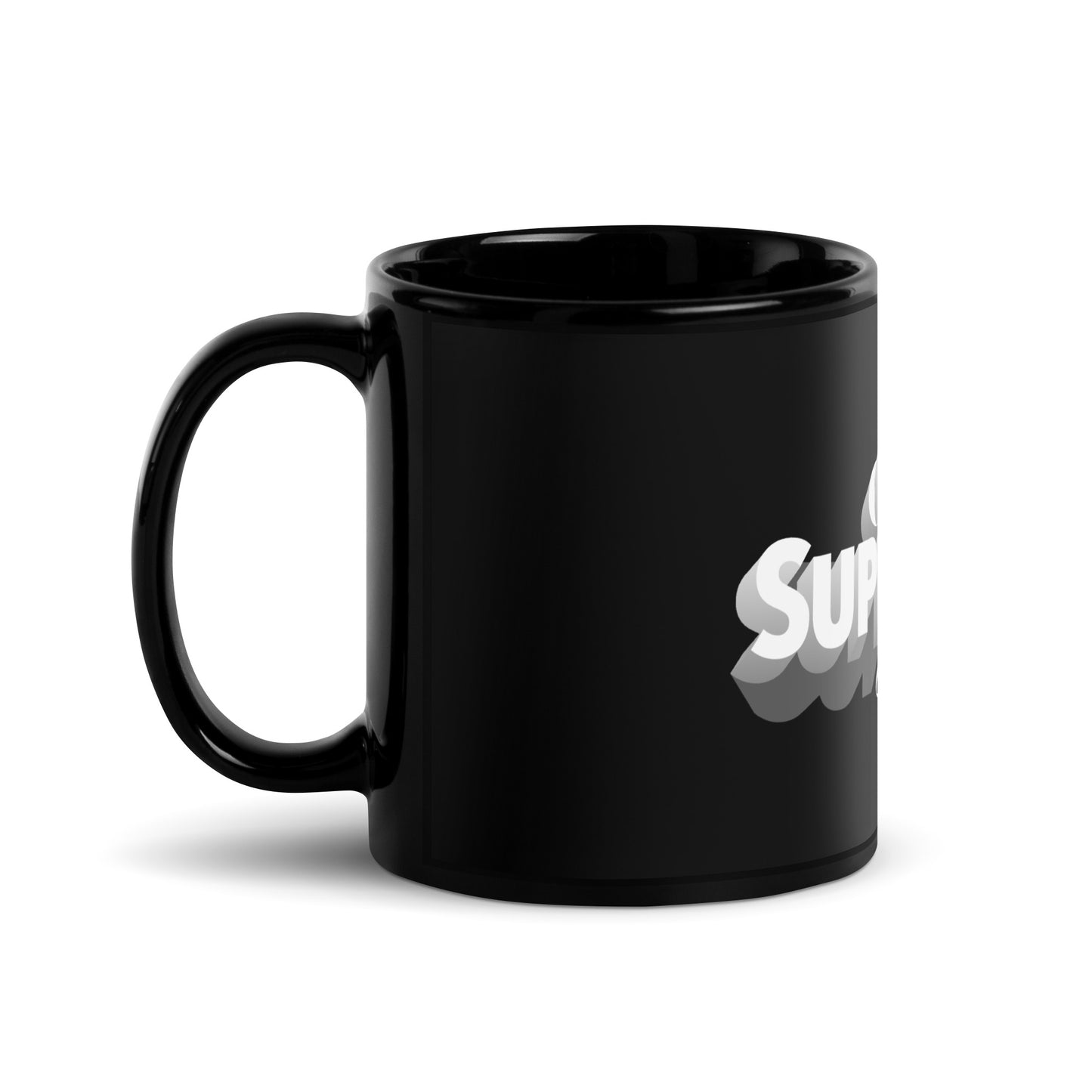 Dina Super User - Black Glossy Mug (11 oz)