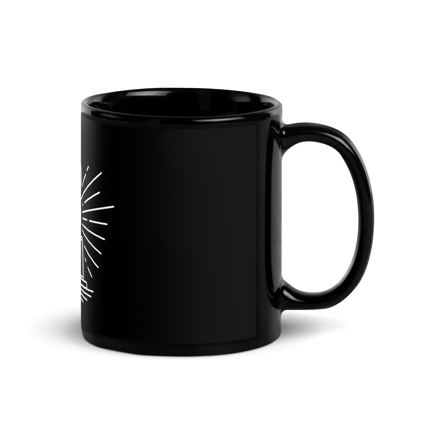 Mimir crest - Black Glossy Mug (11 oz)