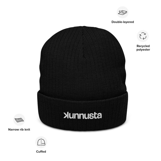 Kunnusta - Ribbed knit beanie